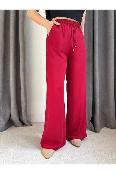 ROSSA Loose Trousers with Elastic Waist