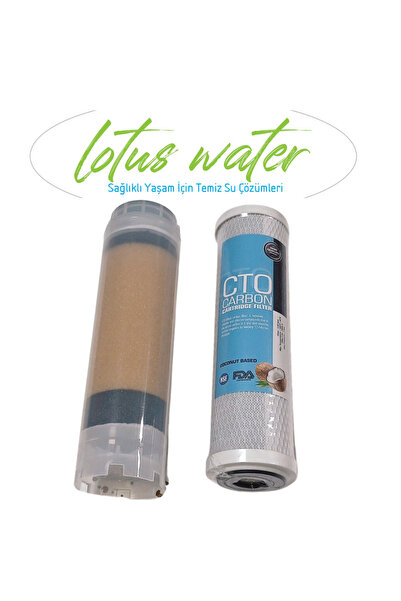 Lotus Musluk Tipi Su Arıtma Cihazı Filtresi Katyonikreçine +Cto Karbon Filtre