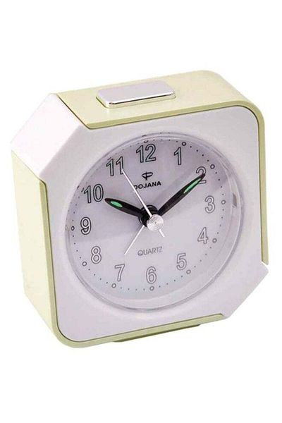 dojana Analog Alarm Clock White/Green