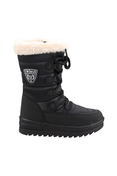 Kiko Kids Girls' Snow Boots Shoes with Thermal Fur Inside Twg 995