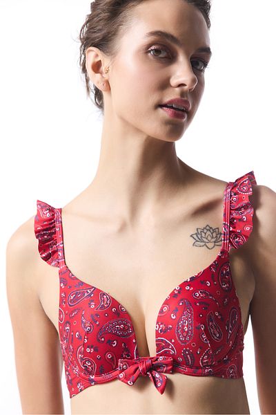 Penti Πολύχρωμο μπικίνι Bandana Intense Push Up