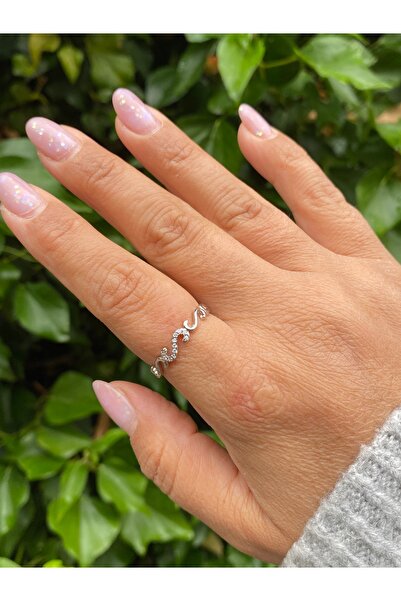 kurukafagift مفصل حلقي قابل للتعديل موديل فضي اللون