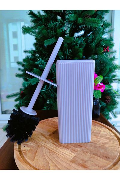 Madame Coco Kely Toilet Brush - Light Brown - 9 X 9 X 32 cm