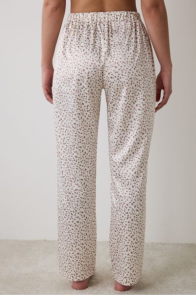 Penti Lilah Satin Ecru Trousers
