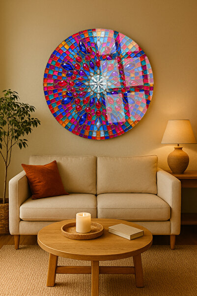 TAULART GLAZIRANI KAMENI EMERALDI NELOMILOBILNI LUKSUZNI STAKLENI STOL ZA KUĆ...