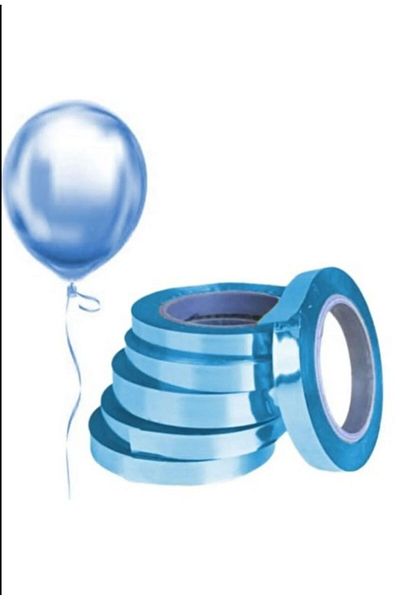 PartAntalya Shiny Metallized Blue Raffia 25 Mt (Balloon Thread)