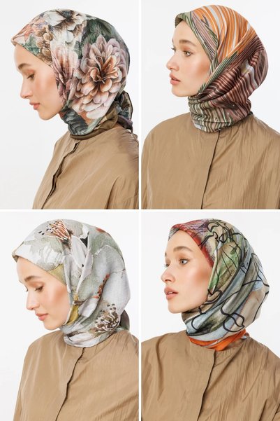 Mooncorn Almira 4-Piece Scarf Collection