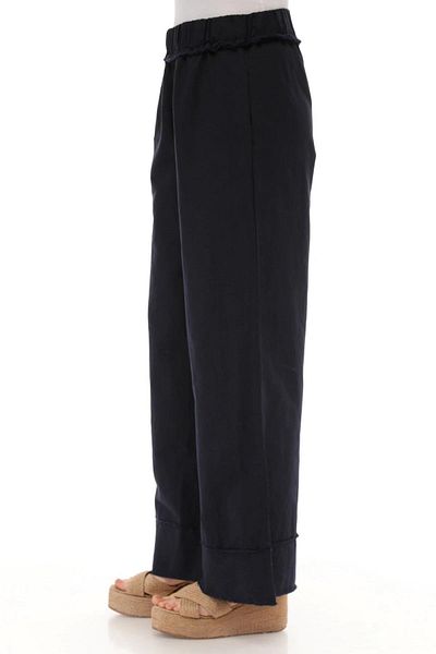 Ranasubaşı 2124 Linen Trousers Navy Blue