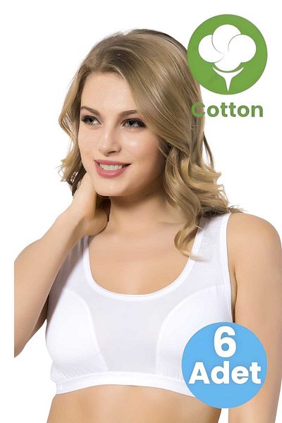 Tezzgelsin Women's 6-Pack Body Bra