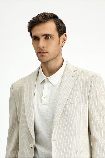 Kiğılı Classic Cotton Striped Jacket