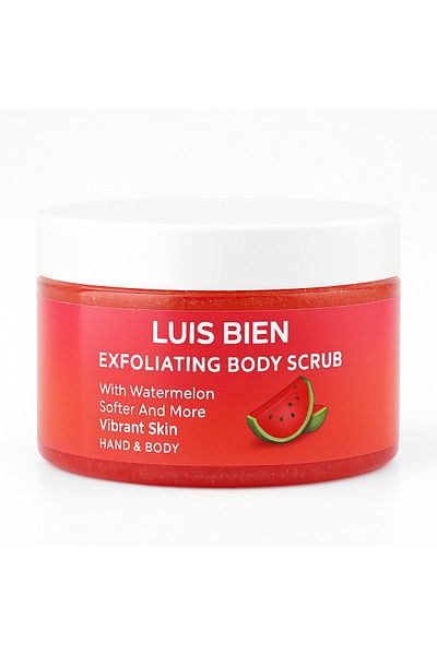 Luis Bien Body and Hand Scrub With Watermelon, Aloe Vera and Sea Salt 300ml