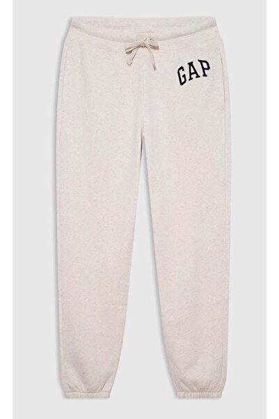 GAP V-Gap Herıtage Jogger Fleece 463492012 Kadın Eşofman Altı BEJ