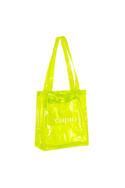 Cupio Cupio Neon Green Beach Bag