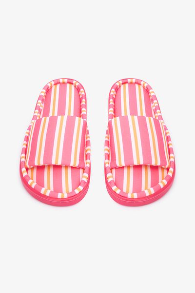 Penti Mara Striped Off-White Slippers