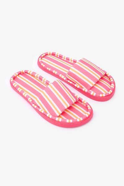 Penti Mara Striped Off-White Slippers