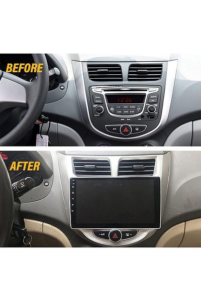 fabrik Car Stereo Full Touch Screen Player For Hyundai Accent 2011 2017 with Android System,IPS Scre