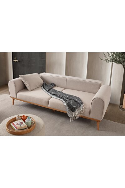 Haliloğlu Paris 3'lü Koltuk Sütlü Kahve