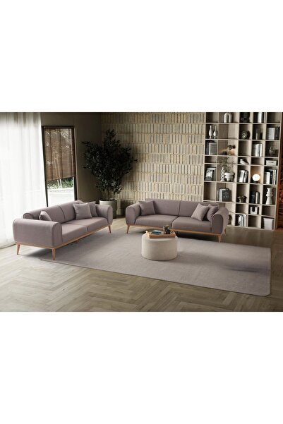 Haliloğlu Paris 3+3 Koltuk Takımı Kahverengi