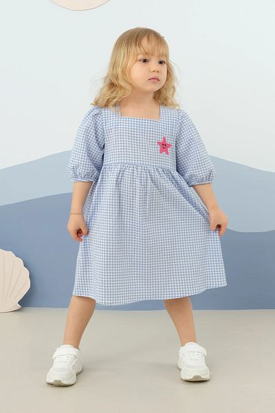 Mioma Kids Robe Dress Blue