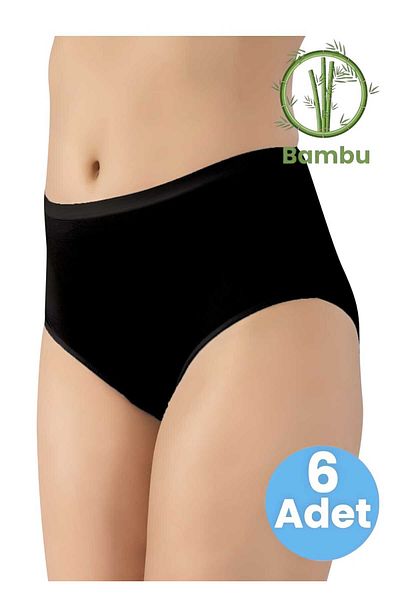 Tezzgelsin Women's 6-Piece Bamboo Non-Marking Bato Panties