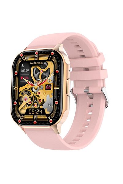 SMARTECH SmartWatch with Glucometer Sensor, Romanian Menu, Bluetooth Call, Heart Rate, Oxygen Level, Blood Pr