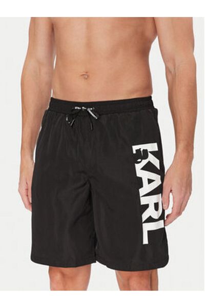 Karl Lagerfeld Men's Swim Shorts A1M46009 Black