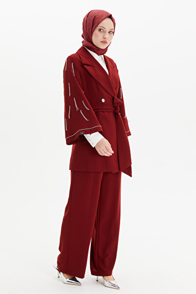 Setrms Sarkıt Taşlı Ceket Pantolon Takım