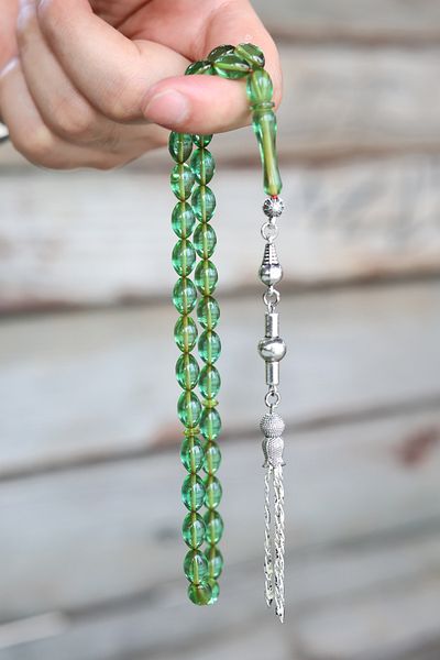 ARURTAKI Men's Gift 33 Fire Amber Prayer Beads