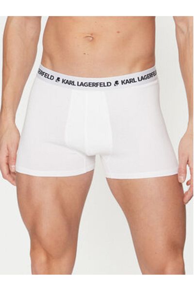 Karl Lagerfeld Men's Set of 3 pairs of boxers A1M47151 White, Black, Navy