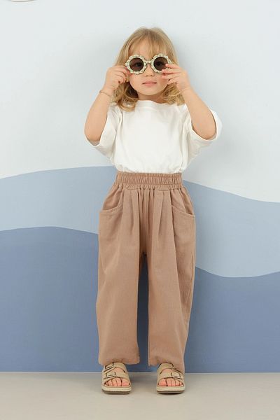 Mioma Kids Pants Salmon with Pockets