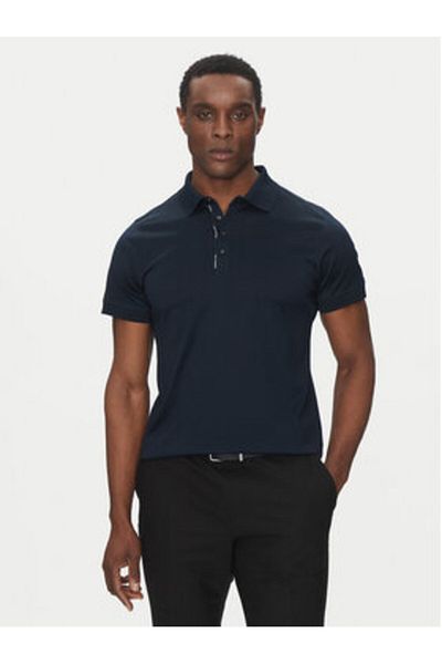 Karl Lagerfeld Polo bărbătesc 745007 552200 Albastru marin
