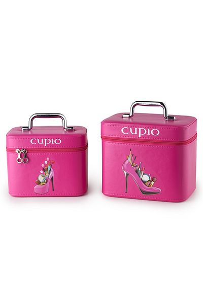 Cupio High Heels Cosmetic Bags - Pink set of 2