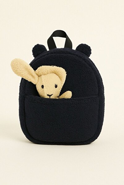 Cumino LACİVERT ÇOCUK TAVŞANLI SIRT ÇANTASI