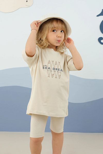 Mioma Kids Basic Suit Bone with Short Leggings