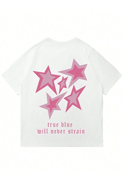 Jose Clothing Tricou imprimat cu mânecă scurtă cu croială supradimensionată