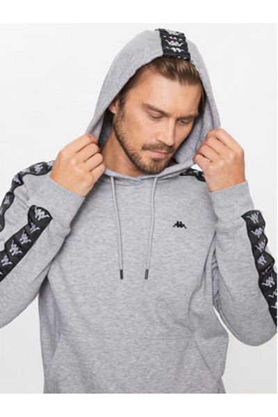 Kappa Mens Sweatshirt 312009 Gray