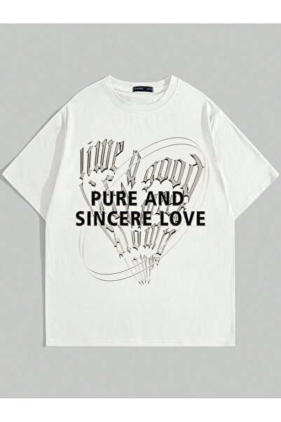 Jose Clothing تي شيرت مطبوع بأكمام قصيرة وقصة كبيرة الحجم