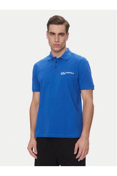 Karl Lagerfeld Polo bărbătesc A2M17094 albastru