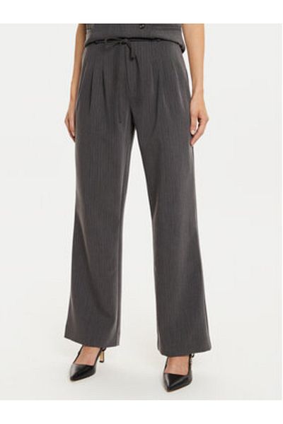 Karen by Simonsen Women's Fabric Trousers 10105154 Gray