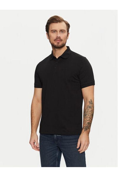 Karl Lagerfeld Men's Polo 745085 551225 Black