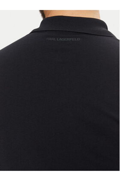 Karl Lagerfeld Polo bărbătesc 745710 551224 Albastru marin