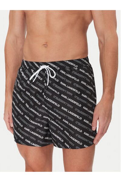 Karl Lagerfeld Men's Swim Shorts A2M46063 Black