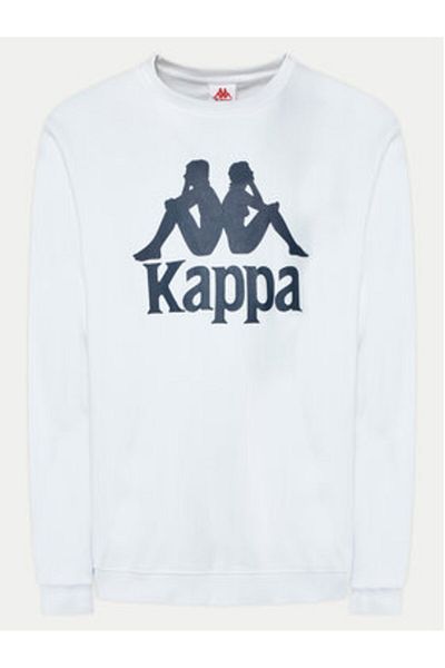 Kappa Mens Sweatshirt 703797 White