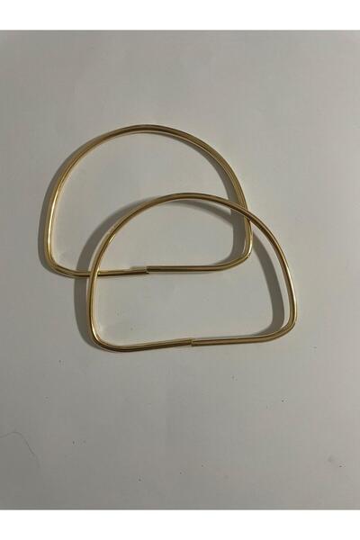 ZÜLEYHA TUHAFİYE HOBİ D model metal çanta sapı 11cm