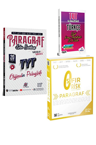 Orijinal Yayınları Orijinal TYT MSÜ KPSS ALES DGS AGS Paragraf Mikro Soru Ban...