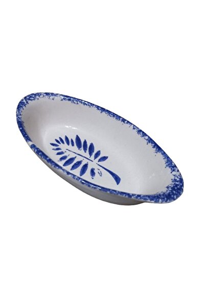 Ceka Flower Pattern 3 Piece Ceramic Boat Plate 17 cm