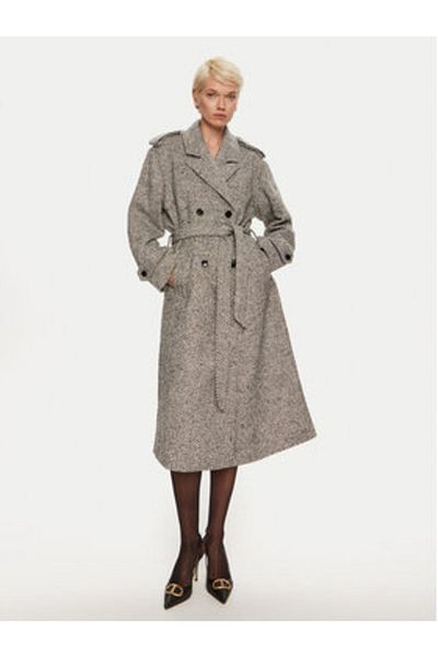 Karen by Simonsen Women Winter Coat 10105110 Gray
