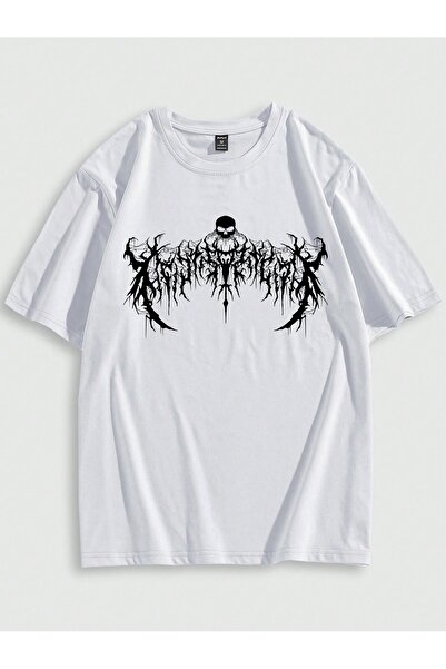 Jose Clothing Tricou imprimat cu mânecă scurtă cu croială supradimensionată