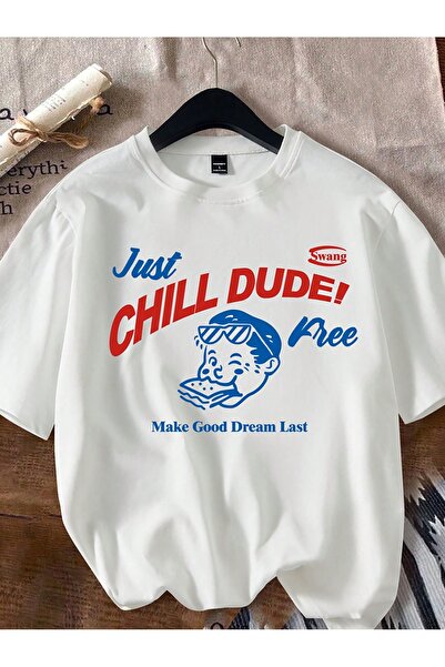 Bengi Clothing تي شيرت مطبوع بأكمام قصيرة وقصة كبيرة الحجم