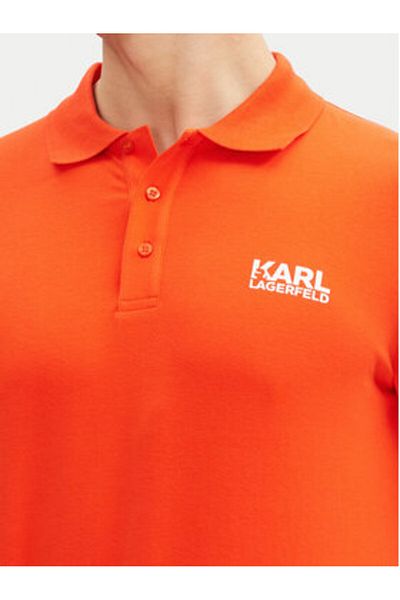 Karl Lagerfeld Men's Polo 745088 552235 Red